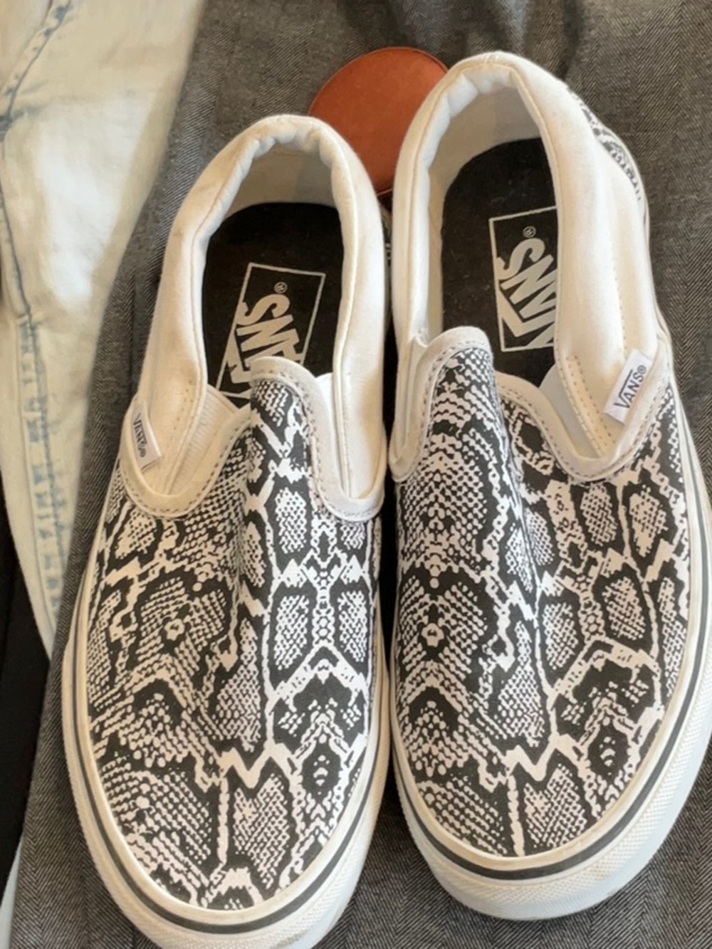 snake print vans